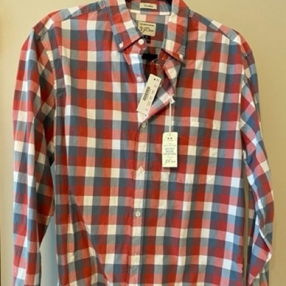 NWT J.Crew Classic Fit Button Up